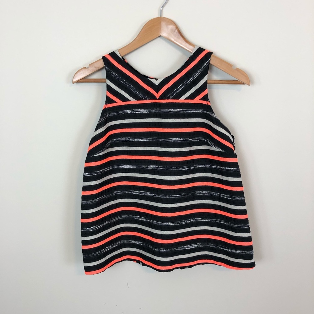 Anthro HD in Paris Ribboned Striped Tank